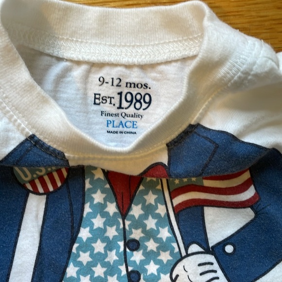 Patriotic infant t shirt - Picture 2 of 2